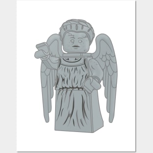 Lego Doctor Who Weeping Angel Posters and Art